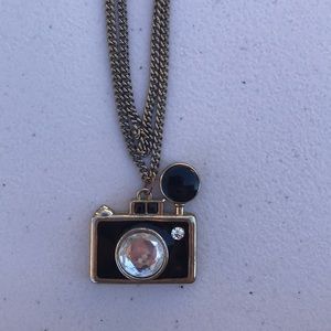 Camera Pendant Necklace